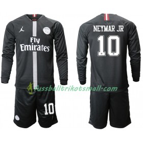 Fußballtrikots Paris Saint-Germain NEYMAR JR 10 Jodan Schwarz Kinder 2018-2019 Langarm Ausweichtrikot kaufen